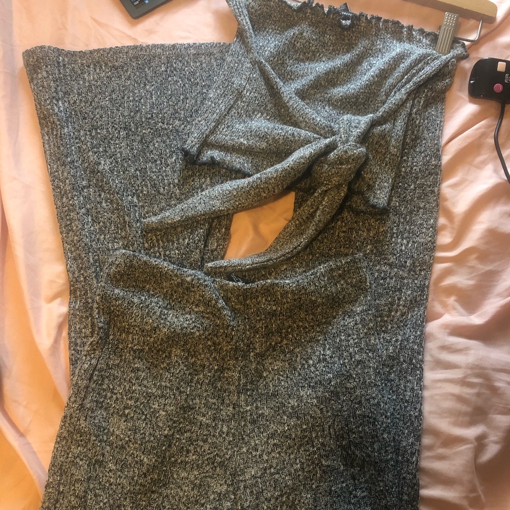 Flair pants and crop top set